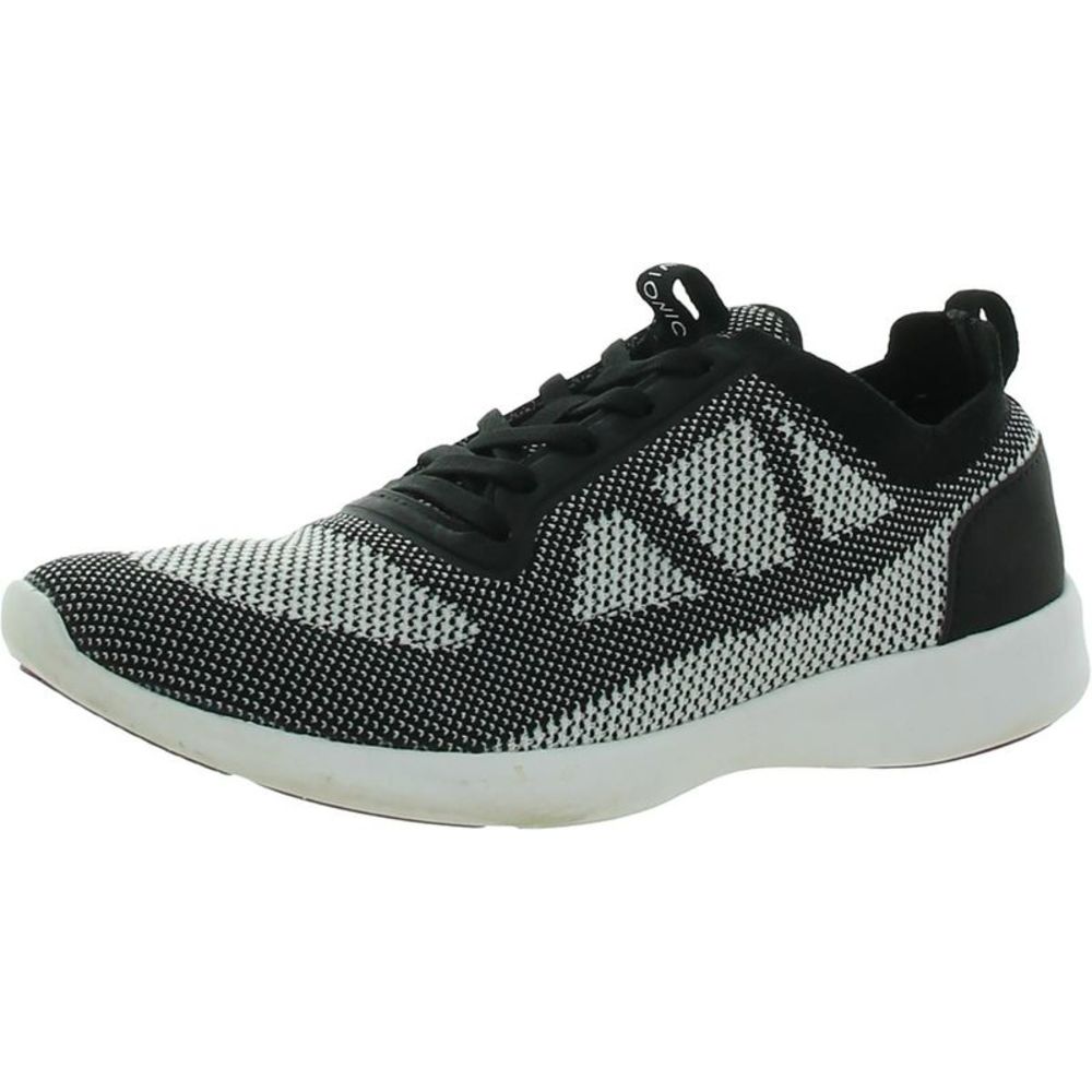Vionic Womens Lenora B/W Knit Athletic and Training Shoes Sneakers Used